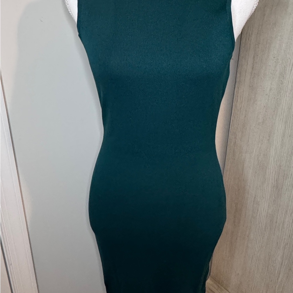 Melbourne Turtleneck Midi Dress  by Baltic Born (Large) In Emerald - NEW w/Tags